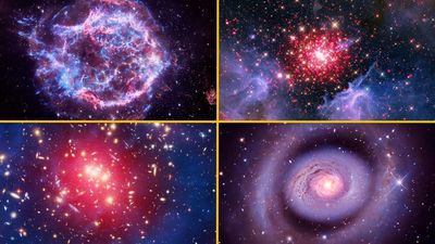 NASA celebrates America's 250th birthday with red, white and blue snaps of the cosmos — Space photo of the week