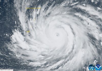 'Catastrophic' Super Typhoon Bavi hits US island of Rota