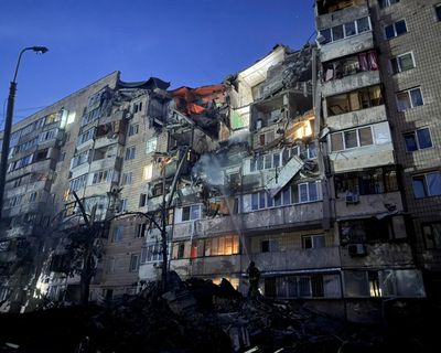 Wave of Russian strikes in Ukraine kills at least 21 people on eve of Nato summit