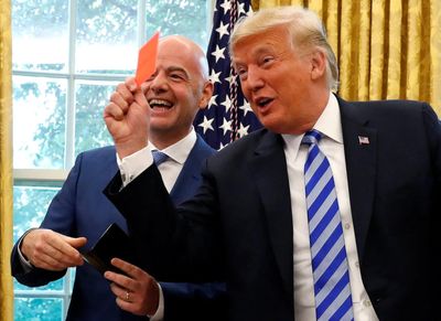 FIFA takes U-turn on red card suspension for Folarin Balogun after Donald Trump calls Gianni Infantino to review