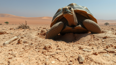 For thousands of years, this giant tortoise has been digging burrows across the Sahara, and scientists now think those tunnels may play a bigger ecological role than anyone realised