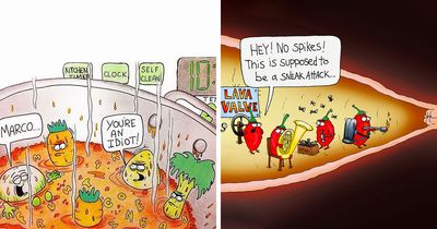43 Cheeky And Slightly Naughty Comics About Food And Objects With A Wild Side, By This Artist (New Pics)
