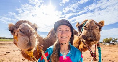 'I stayed on, so I'm happy': camel jockey wins gold on Polished Copper