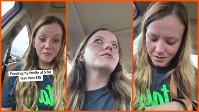 Woman says she was 10 cents away from going over budget at Walmart. Then walked out with dinner for 5 for under $15