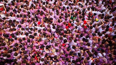 San Fermín 2026 kicks off with crowded rocket launch as Pamplona embraces festival