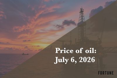 Current price of oil as of July 6, 2026