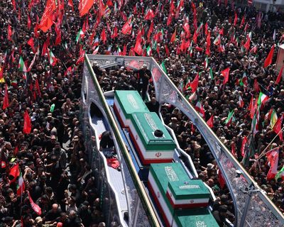 First Thing: Iran begins long farewell to former supreme leader with calls for Trump’s death