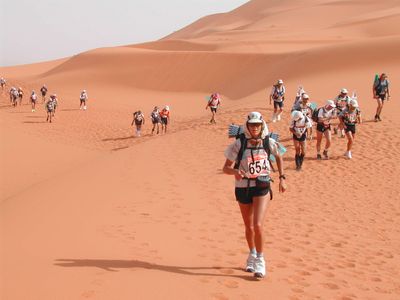 In 1994, Italian ultramarathon runner Mauro Prosperi disappeared during the 155-mile Marathon des Sables after a massive Sahara sandstorm blew him off course; he survived nine days alone by eating bats and drinking his own urine before stumbling into Algeria