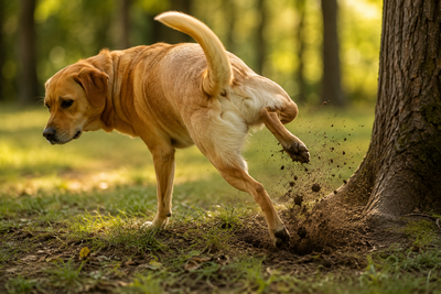 Why do dogs kick the ground after peeing? Is it spreading secret scent messages to other dogs? The surprising reason may surprise every dog owner