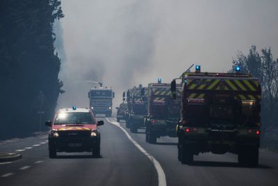 Wildfire bars fans from Tour de France segment as parts of Europe sizzle again under extreme heat