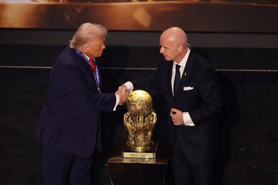 Donald Trump confirms talks with FIFA president Gianni Infantino as Folarin Balogun red card is suspended