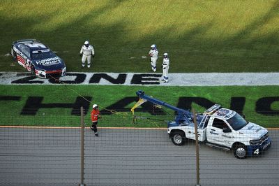 Who was eliminated in Round 2 of the NASCAR In-Season Bracket Challenge?