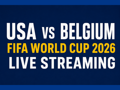 USA vs Belgium FIFA World Cup 2026: Match time in India, live streaming and team details