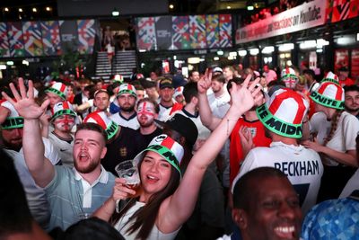 ‘I got three hours’ sleep’: fans on watching England beat Mexico at the World Cup
