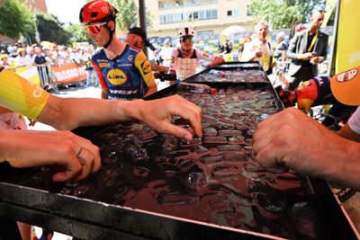 How do riders stay cool at the Tour de France? Alcohol sprays and frozen carbs are just the tip of the iceberg