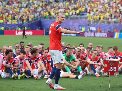 Haaland beats his own drum as Norway get set for England epic