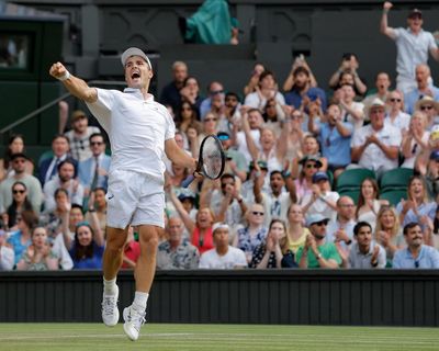 Arthur Fery whips up Centre Court crowd by never knowing when he is beaten