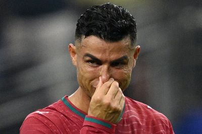 Cristiano Ronaldo breaks down in tears as Portugal crash out of World Cup