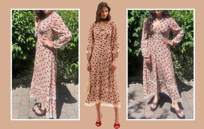 I'm a pro at shopping for wedding guest dresses – and this lightweight Rixo dress is one of my best finds yet