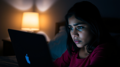 What Staring at Screens in a Dark Room Actually Does to Your Retina and Vision Over Time