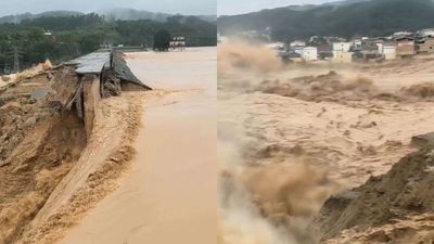 Watch: Typhoon Maysak breaks dam wall in China, kills 2 and forces thousands to evacuate