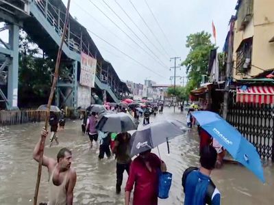 Mumbai rains latest status: City gets brief respite but orange alert stays in place
