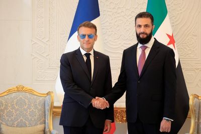 Explosions injure four in Syrian capital near French President Emmanuel Macron’s hotel