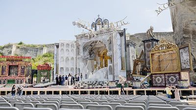 Love, power and betrayal: Tosca rehearsals begin at Austria's St Margarethen quarry
