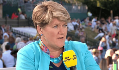 Clare Balding abruptly shut down by Tim Henman over Arthur Fery joke in Wimbledon coverage