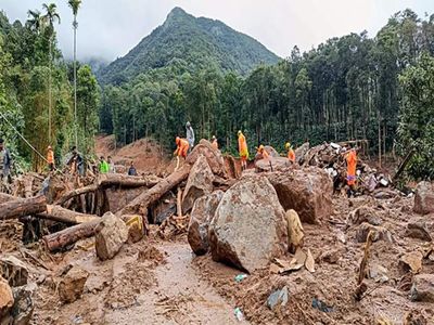 Wayanad landslide: 2 dead, 7 missing after rubble collapses at Kerala tunnel project site