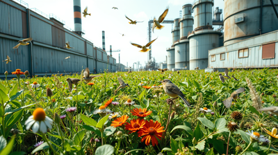 Henry Ford wanted a bird sanctuary; 100 years later, his factory's Guinness World Record roof finally became one