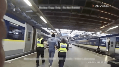 Moment drill rapper arrested on Eurostar as he tries to skip country after murdering rival
