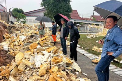 Illegal dumping of old fridges pollutes adjoining housing estate