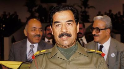 Quote of the day by Saddam Hussein: 'A lion doesn't care if a monkey in a tree is laughing at him'