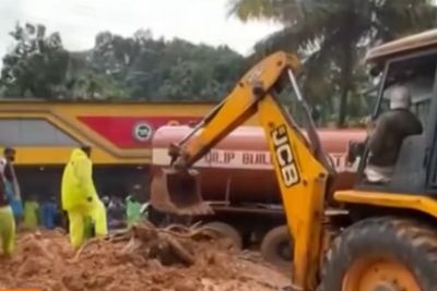Worker dead and seven missing after landslide strikes Kerala tunnel construction site