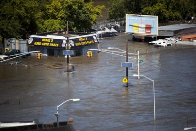 Flooding Rain Triggered a New Jersey Store Roof Collapse and Left Drivers Stranded in Rising Water