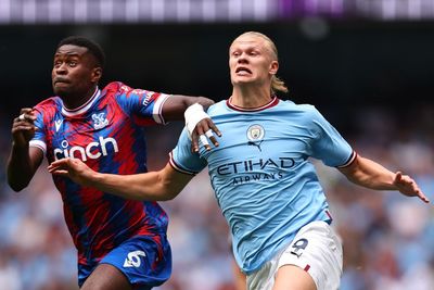 What is Erling Haaland goals record against England defenders Ezri Konsa and Marc Guehi?