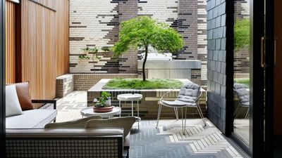 This IKEA Plant 'Console' Is a Subtle Way to Divide Your Small Patio Without Overwhelming It — Here's How