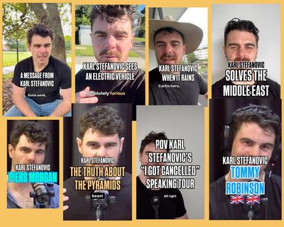 Meet the comedian parodying Karl Stefanovic: ‘He’s cosplaying a conservative’