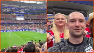 Man buys last-minute World Cup tickets in Dallas. Then he realizes who’s sitting behind him