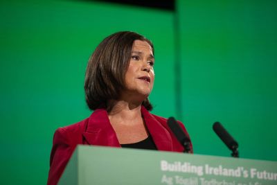 Mary Lou McDonald warns issue of Irish unity is ‘not going away, you know’