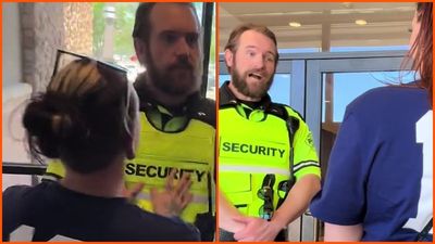 Idaho women take silly photos at the mall, then a security guard threatens to ban them and starts screaming