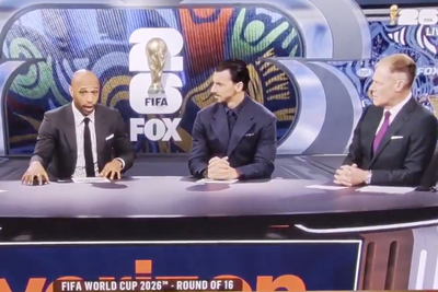 Thierry Henry clashes with Fox Sports pundit Alexi Lalas during intense Balogun red card debate