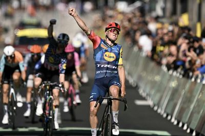 Tour de France: Mads Pedersen scorches stage 4 sprint with Quinn Simmons closing for Lidl-Trek one-two as yellow jersey changes hands
