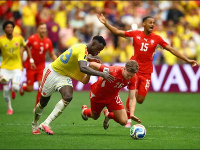 Switzerland beat Colombia to reach FIFA World Cup quarter-finals