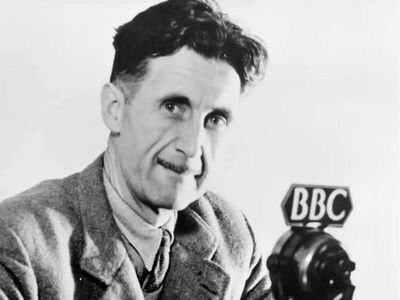 Quote of the Day by George Orwell: “The creatures outside looked from pig to man, and from man to pig, and from pig to man again…” - a chilling, powerful statement from the book Animal Farm