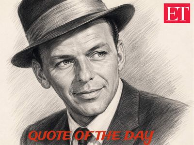 Quote of the day by Frank Sinatra: 'You only go around once, but if you play your cards right, once is...' - Renowned American singer and actor's timeless wisdom that still inspires generations