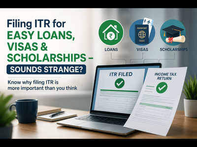 Filing ITR for easy loans, visas, and scholarships - sounds strange? Know why filing ITR is more important than you think