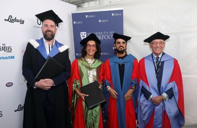 Ringo Starr receive honorary degree from Liverpool University on 86th birthday