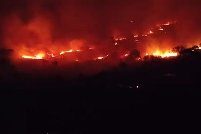 Wildfire warning as UK bakes in third heatwave of the summer